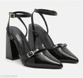 Bellezza Premium Pointed Buckle Block Heels
