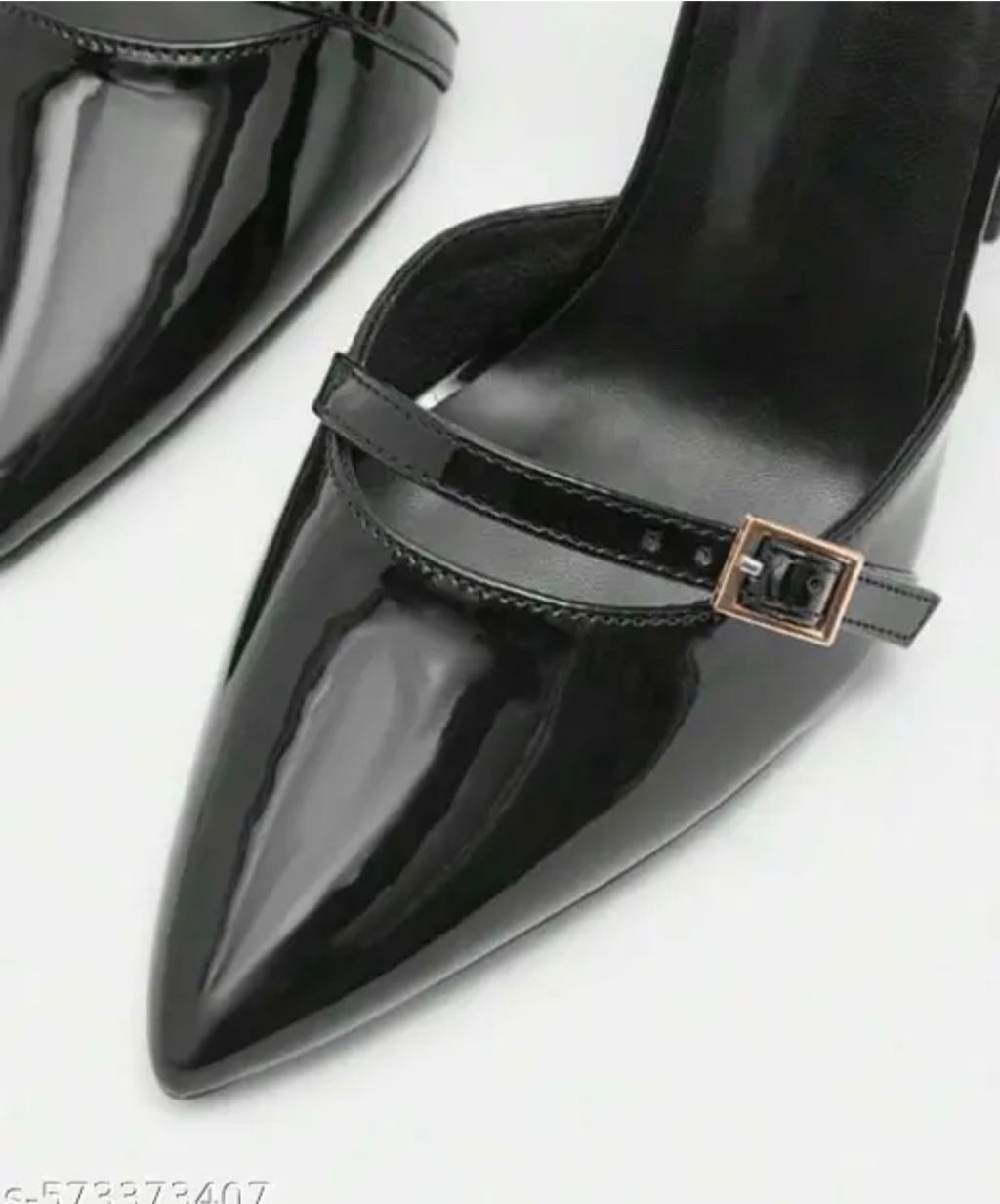 Bellezza Premium Pointed Buckle Block Heels