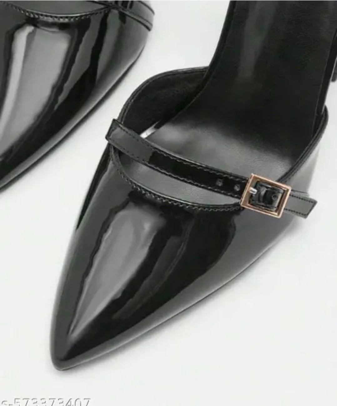 Bellezza Premium Pointed Buckle Block Heels